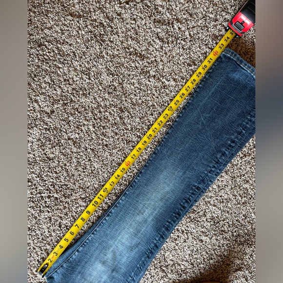 Rock & Roll Cowgirl Rival Low Rise 30x34 (measures 33x33) Jeans Tall Boot Cut - Picture 7 of 10